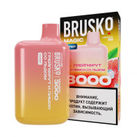 Электронная сигарета BRUSKO MAGIC 3000 - Грейпфрут Лимон Лед