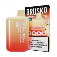 Электронная сигарета BRUSKO MAGIC 3000 - Смузи Банан Яблоко