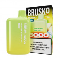 Электронная сигарета BRUSKO MAGIC 3000 - Яблоко Лед