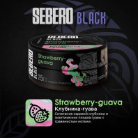 Табак для кальяна Sebero Black - Strawberry Guava (Клубника Гуава) 25г