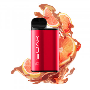 Электронная сигарета SOAK M 4000T - Ruby Grapefruit (Рубиновый Грейпфрут)