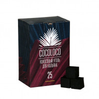 Кокосовый уголь для кальяна — Cocoloco 72 шт 25мм