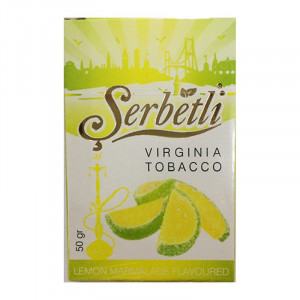 Табак для кальяна Serbetli АКЦИЗ - Lemon Mermalade (Лимонный мармелад) 50г