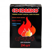 Кокосовый уголь для кальяна - Cocobrico 24 шт