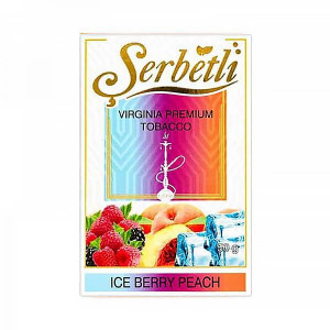 Табак для кальяна Serbetli АКЦИЗ - Ice Berry Peach (Черника Персик Лед) 50г