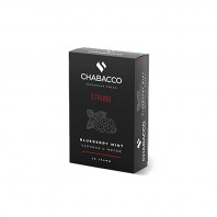 Смесь для кальяна Chabacco STRONG - Blueberry Mint (Черника с мятой) 50г