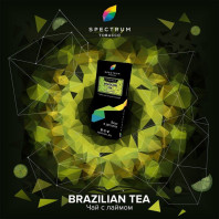 Табак для кальяна Spectrum Hard Line - Brazilian tea (Чай с лаймом) 100г