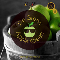 Табак для кальяна Atlas - Apple Green (Зеленое яблоко) 100г