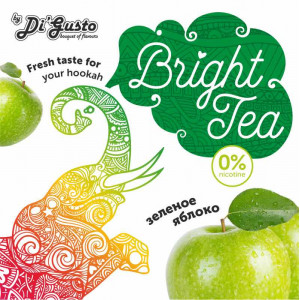 Смесь для кальяна Bright Tea  - Зеленое яблоко (без никотина) 50г
