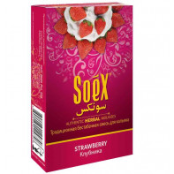 Бестабачная смесь для кальяна Soex - Strawberry (Клубника) 50г