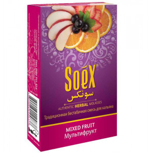 Бестабачная смесь для кальяна Soex - Mixed Fruit (Мультифрукт) 50г
