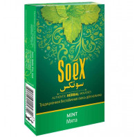 Бестабачная смесь для кальяна Soex - Mint (Мята) 50г
