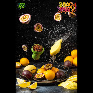 Табак для кальяна B3 - Beach Party (манго-маракуйя-лимон) 50г