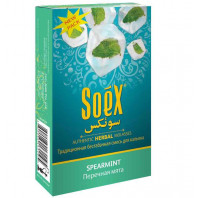 Бестабачная смесь для кальяна Soex - Spearmint (Перечная мята) 50г