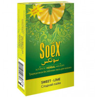 Бестабачная смесь для кальяна Soex - Sweet Lime (Сладкий лайм) 50г