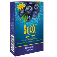 Бестабачная смесь для кальяна Soex - Blueberry (Черника) 50г