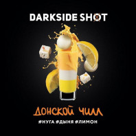 Табак для кальяна Darkside Shot - Донской чилл (Нуга дыня лимон) 30г