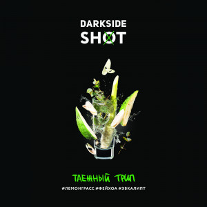 Табак для кальяна Darkside Shot - Таежный трип (Лемонграсс фейхоа эвкалипт) 120г