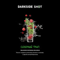 Табак для кальяна Darkside Shot - Северный трип (Базилик клюква малина) 120г