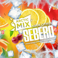 Табак для кальяна Sebero Arctic Mix - Sour Citrus (Лимон Вишня Ревень Апельсин Лед) 60г