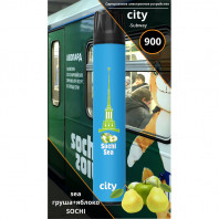Электронная сигарета CITY 1000Т Subway - Сочи (Яблоко груша)