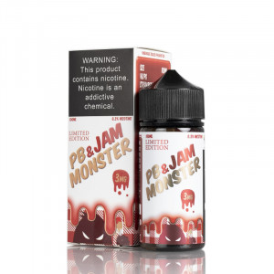 Жидкость Jam Monster - Raspberry 100 мл 3 мг (Тост с маслом и малиновым джемом)
