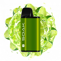 Электронная сигарета SOAK M 4000T - Lime Soda (Газировка с лаймом)