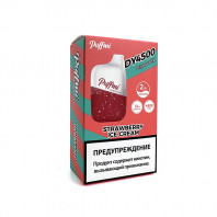 Электронная сигарета Puffmi DY 4500Т - Strawberry Ice Cream (Клубничное мороженое)