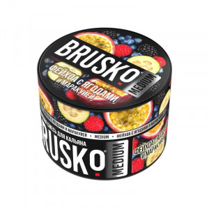 Смесь для кальяна BRUSKO MEDIUM - Фейхоа с ягодами и маракуйей 50г