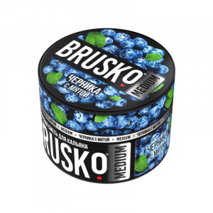 Смесь для кальяна BRUSKO MEDIUM  - Черника с мятой 50г