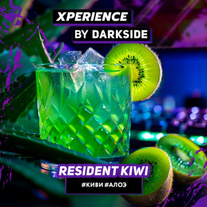 Табак для кальяна Xperience by Darkside - Resident Kiwi ( Киви Алоэ ) 30г