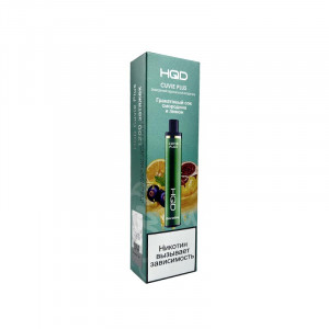 Электронная сигарета HQD CUVIE PLUS -  Grenadine 1200Т (Гранатовый сок со смородиной и лимоном)