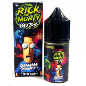 Жидкость Rick & Morty BAD TRIP - Banana Strawberry (Клубинка Банан) 30мл 20мг