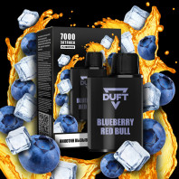 Электронная сигарета DUFT 7000 - Blueberry Red Bull (Черника Энергетик)
