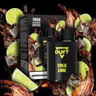 Электронная сигарета DUFT 7000 - Cola Lime (Кола Лайм)