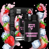 Электронная сигарета DUFT 7000 - Strawberry Milkshake (Клубника Милкшейк)