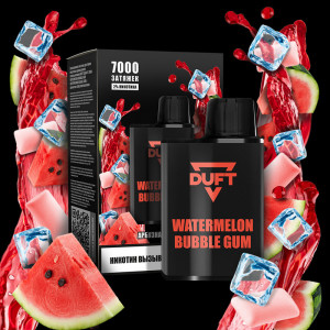 Электронная сигарета DUFT 7000 - Watermelon Bubblegum (Арбуз Жвачка)