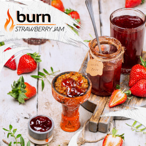 Табак для кальяна Burn Strawberry Jam (Клубничное варенье) 100г
