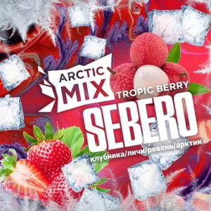 Табак для кальяна Sebero Arctic Mix - Tropic Berry (Клубника личи ревень лед) 25г