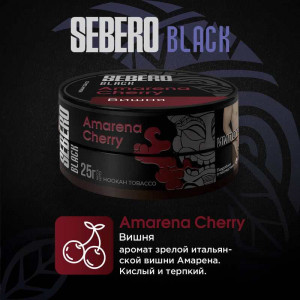Табак для кальяна Sebero Black - Amarena Cherry (Вишня) 25г