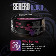 Табак для кальяна Sebero Black - Wild Berries (Дикие ягоды) 25г