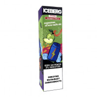 Электронная сигарета ICEberg Strong 6000 - Энергетик Яблоко Киви айс (Sour Energy Ice)