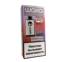 Электронная сигарета Waka DM 8000 - Strawberry Grape (Клубника Виноград)