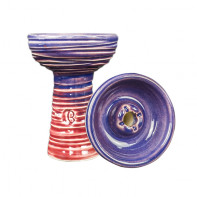 Чаша для кальяна Vintage - Pika Glaze  Фиолетовая