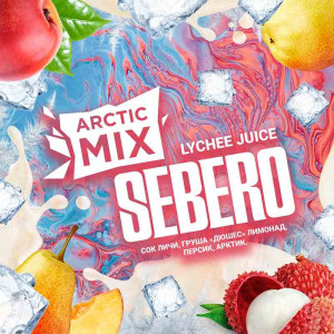 Табак для кальяна Sebero Arctic Mix - Lychee juice (Личи Груша Лимонад Персик Лед) 60г