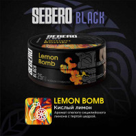 Табак для кальяна Sebero Black - Lemon Bomb (Лимон) 25г