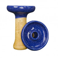 Чаша для кальяна Облако - Phunnel L Glaze Top Синяя с точками