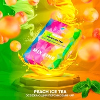 Табак для кальяна Spectrum Mix Line - Peach Ice Tea (Персик Мята) 40г