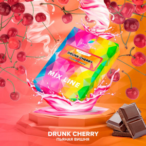 Табак для кальяна Spectrum Mix Line - Drunk Cherry (Вишня Ром Шоколад) 25г