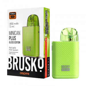 POD-система Brusko Minican Plus Gloss (Зеленый лайм) 3мл 850mAh